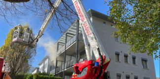 Zimmerbrand in Vaduz.