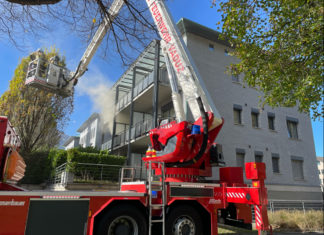 Zimmerbrand in Vaduz.