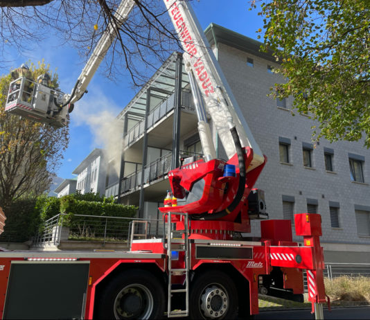 Zimmerbrand in Vaduz.