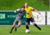 Morgen findet das Nachtragsspiel FC Bad Ragaz gegen den FC Triesenberg als echtes Spitzenspiel auf der Ragazer Rhi-Au statt. Im Bild der Triesenberger Torjäger und Captain Sebastian Beck.